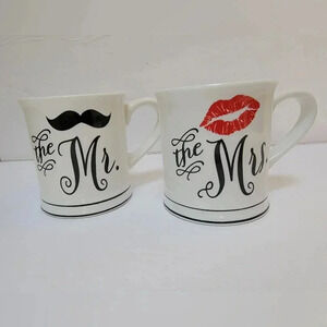 The Mr & Mrs Coffee/Tea Cup Set by Home Essentials